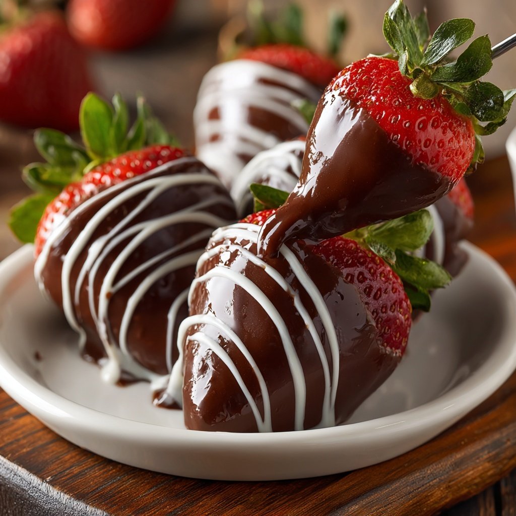 Chocolate Strawberries for Valentine’s Day
